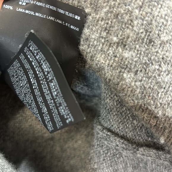 Balenciaga Wool Mini turtleneck cowl Neck Dress Gray - Picture 6 of 9